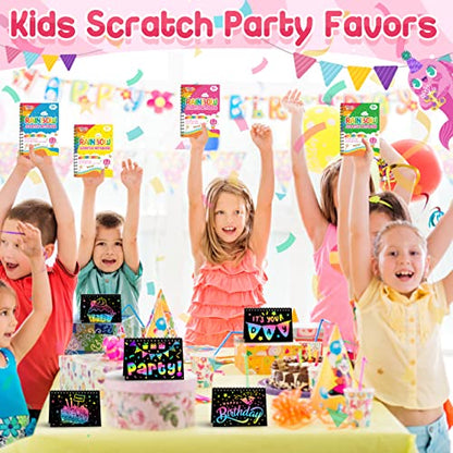 Scratch Paper Art Party Favors for Kids (4 Count)
