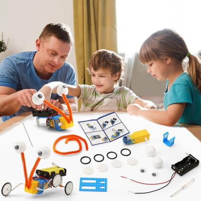 4 Set Bulk Craft Robot Kits for Kids (4 Count)
