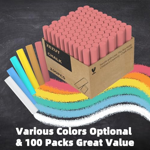 Red Chalk 100PCS (100 Count)