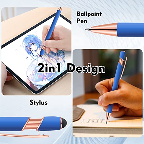 12 PCS 2 in 1 Stylus Ballpoint Pen with Stylus Tip (24 Count)