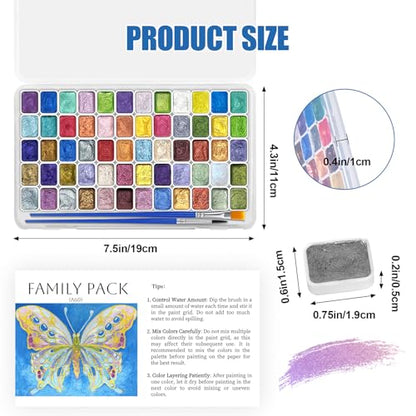 Mini Forestry Shifting Watercolor Painting Set