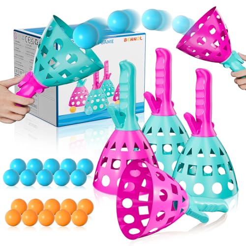 Outdoor Game Toys for Kids Boys with 20 Balls Pop Pass Catch Ball Game Outside Toys Gifts for 3 4 5 6 7 8 9 10 11 12 Years Old Boy Kids Outside Outdoor Toy Gifts for Boys Ages 3 (20 Count)