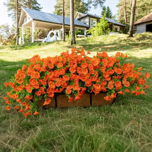 Artificial Flowers for Outdoor Decoration (16 Count)
