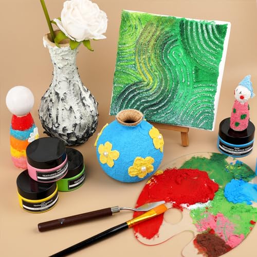 Textured Acrylic Paint Set (12 Fl Oz)