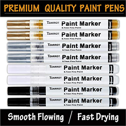 White Paint Pen (8 Count)