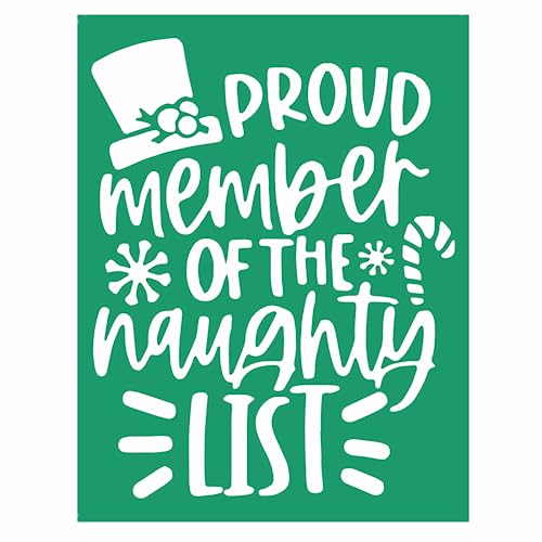 Silk Screen Christmas Quotes Reusable Self