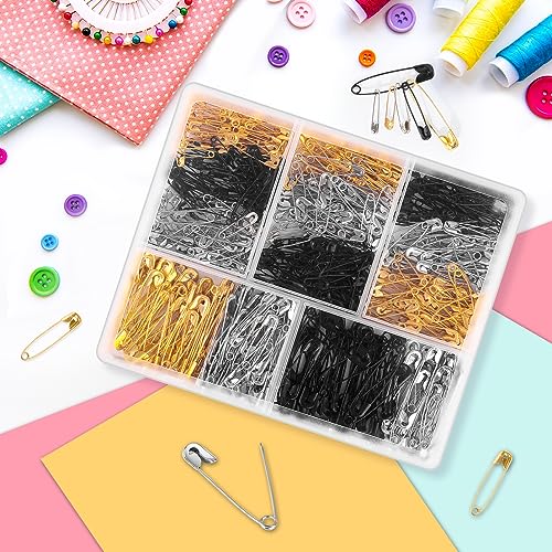 630 Pack Safety Pins Assorted (630 Count)