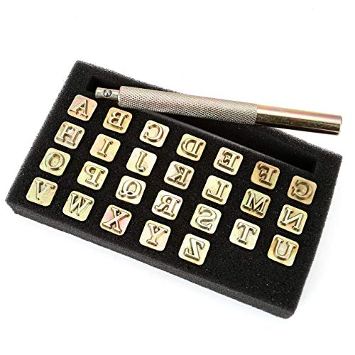 27 Pieces Leathercarft Stamping Tool Set (27 Count)