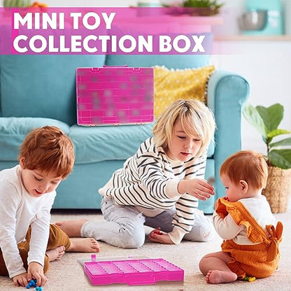2 Pcs 48 Grids Plastic Bead Organizer Box with Divider (2 Count)
