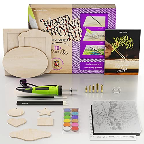 Beginners Wood Burning Kit for Kids (40 Count)