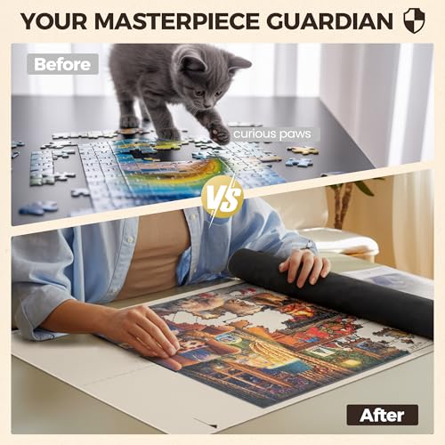 1500 Pieces 46" x 26 "Puzzle Mat Roll Up