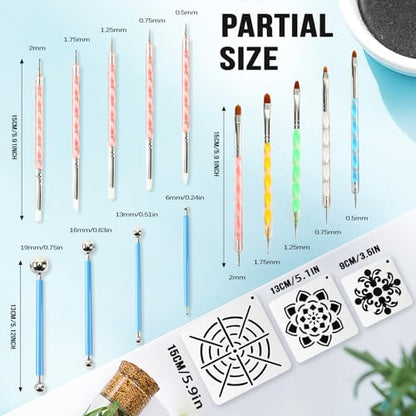 Mandala Dotting Tools Painting Kit (58 Count)