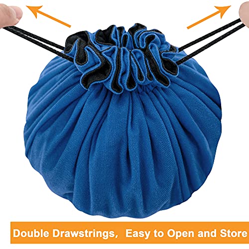 Large Dice Bag with Pockets Big Capacity Dice Bag Drawstring Pouch