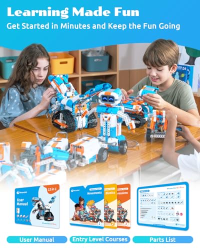 E7 Pro Coding & Remote Control Robot Kit for Kids 8+