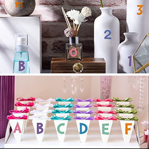 544 Pcs 16 Sheets Large Alphabet Stickers 2 Inch