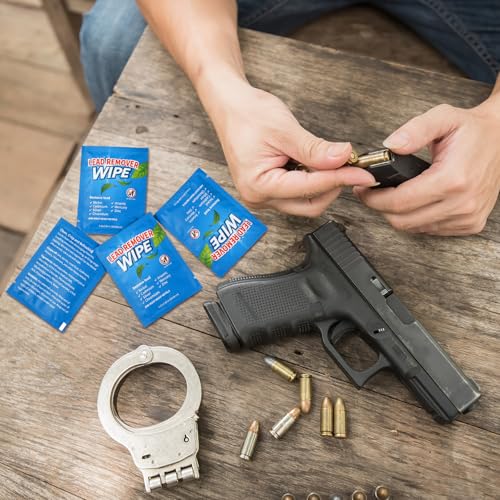 100 Pack Lead Remover Wipes for Shooting Hand Surface (100 Count)