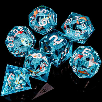 Liquid Core DND Dice Set