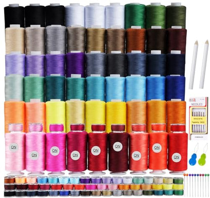 50 Colors Sewing Thread (124 Count)