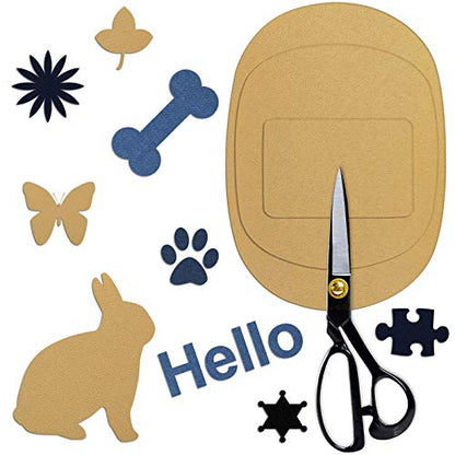30 Pieces Iron on Fabric Patches Fabric Repair Patches Twill Clothing Repair Patch Kit for Jacket Clothes (30 Count)