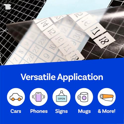 Clear Transfer Tape for Vinyl (50 Foot)