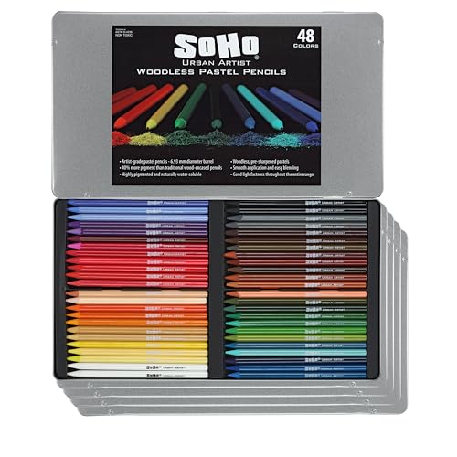 Woodless Pastel Pencils (5 Count)