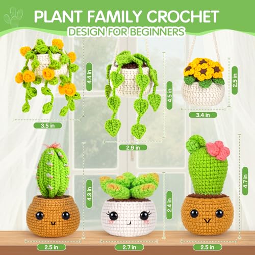 Crochet Kit for Beginners (6 Count)
