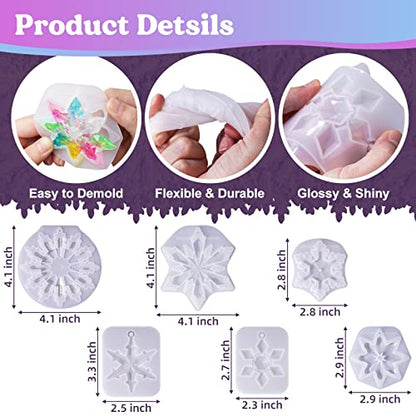 Christmas Resin Molds (6 Count)