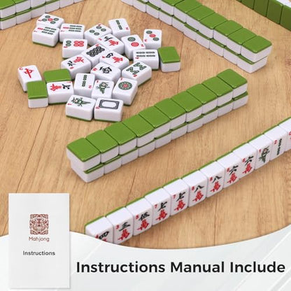 Mahjong Set 146pcs Chinese Mahjong Tile Set Quality Mahjong Tiles