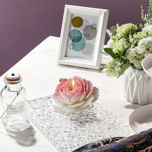 Large Flower Epoxy Resin Molds for Candle Making