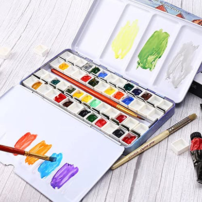Empty Watercolor Palette