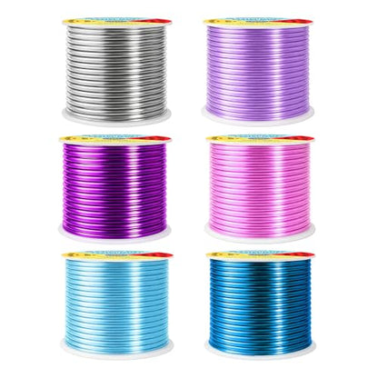 10 GA Turquoise Pink Assorted Anodized Aluminum Craft Wire