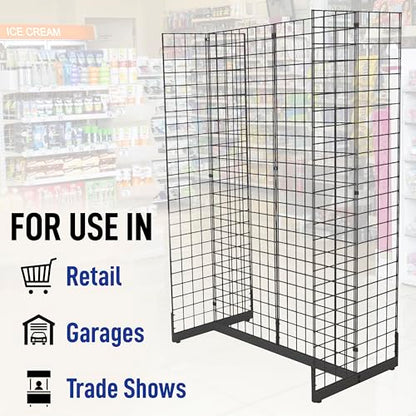Gridwall Joining Clip Connectors for Grid Panels