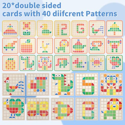 Montessori Tangram Educational (140 Count)