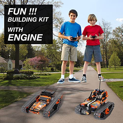 STEM Remote Control Building Kit 3 in 1 RC Tracked Racer