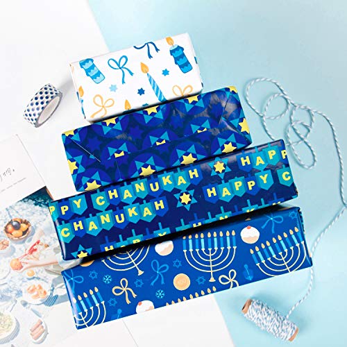 Hanukkah Wrapping Paper Set