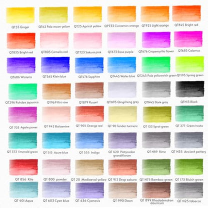 Watercolor Pens Set (48 Count)