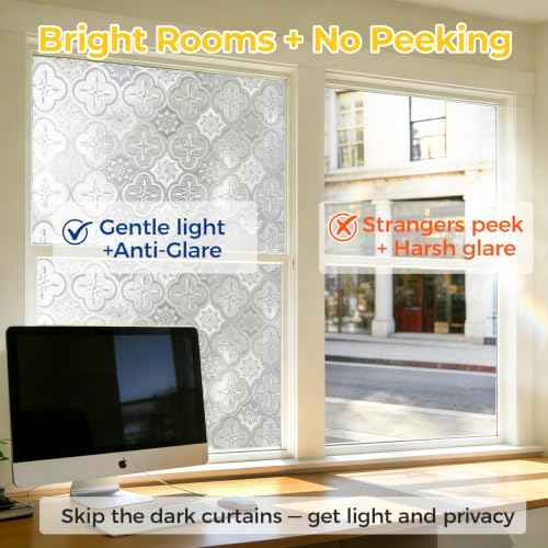 Window Privacy Film Decorative Non
