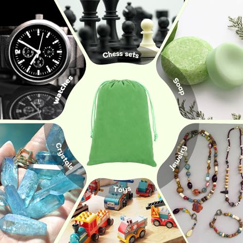 50Pcs Small Drawstring Gift Bags (16.8962 Ounce)