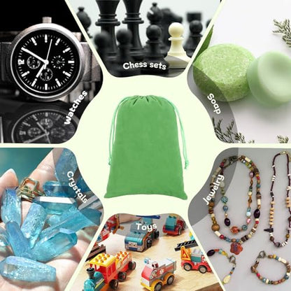 50Pcs Small Drawstring Gift Bags (16.8962 Ounce)