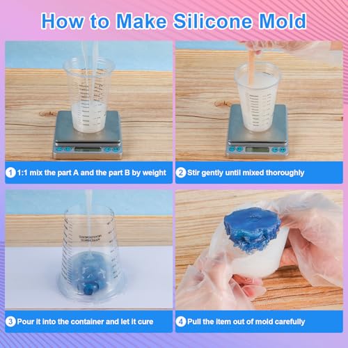 Silicone Mold Making Kit (141 Fl Oz)
