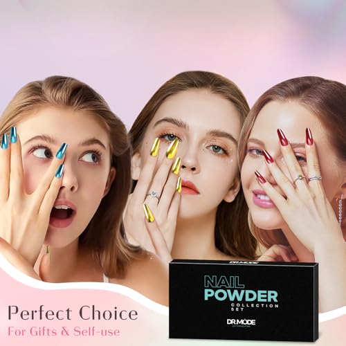 Gold Silver Chrome Nail Powder (8.78 Ounce)