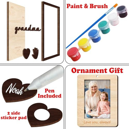 10" Hands Down Best Grandma Ever DIY Handprint Gifts for Grandma with Paints