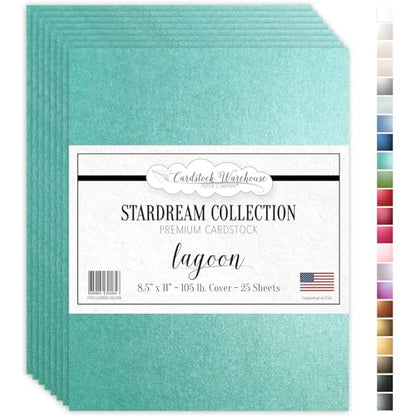 Cardstock Warehouse Stardream Lagoon Teal Cardstock Paper (25 Count)
