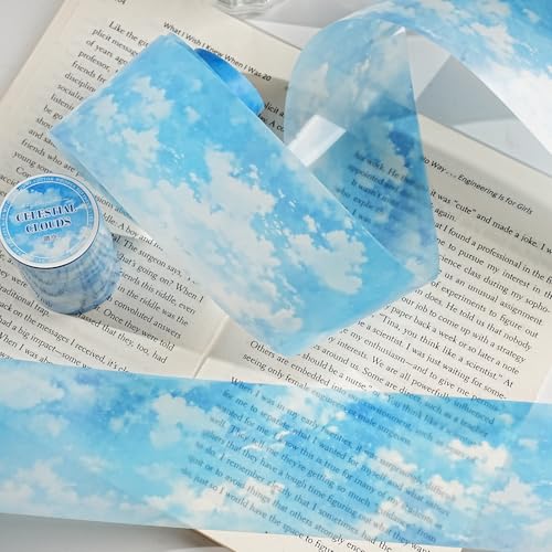 6 Rolls Cloud PET Washi Tape Set for Scrapbook Supplies