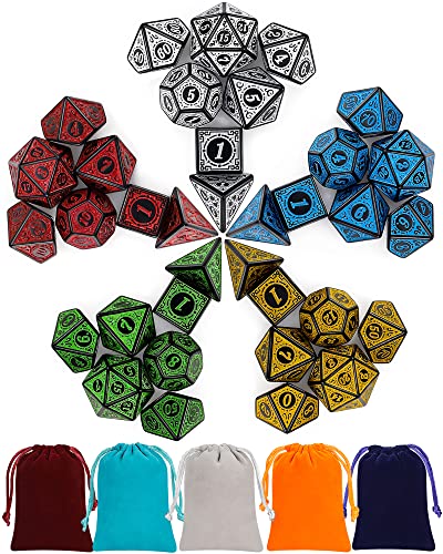 Polyhedral Dice Set (35 Count)