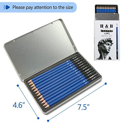 12 PCS Pencil Drawing Kit