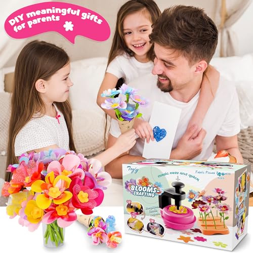 Magenta DIY Fabric Flower Bouquet Kit