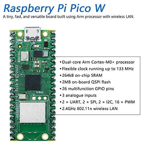 Mecanum Wheel Car Kit for Raspberry Pi Pico W