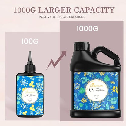 1000g UV Resin Hard (35.27 Ounce)