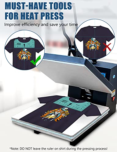 T Shirt Ruler for Front Back Design Alignment and Placement